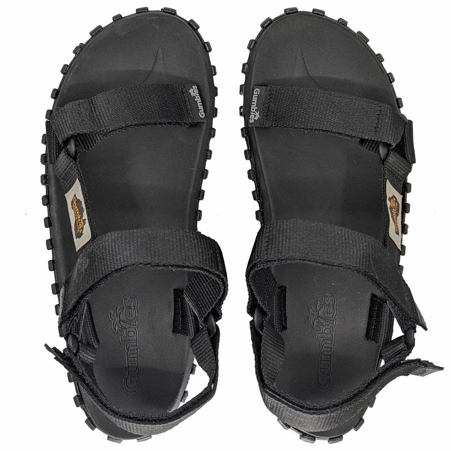 Gumbies SCRAMBLER Flip Flops - Black