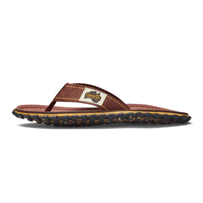 Mens CANVAS Flip Flops - Aboriginal
