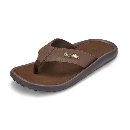 Mens NOOSA Flip Flops - Brown