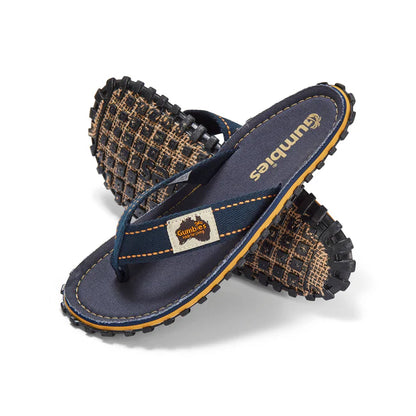 Womens CANVAS Flip Flops - Classic Navy