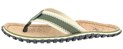 Gumbies CORKER Flip Flops - Mens - Khaki