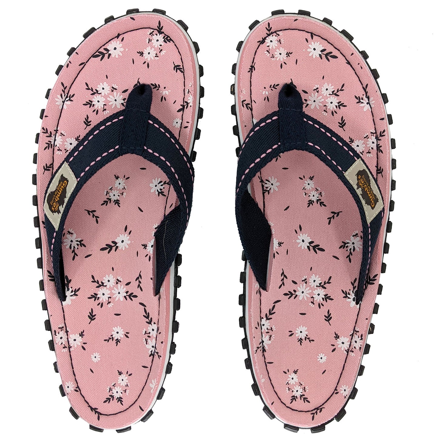 Womens CANVAS Flip Flops - Ditsy