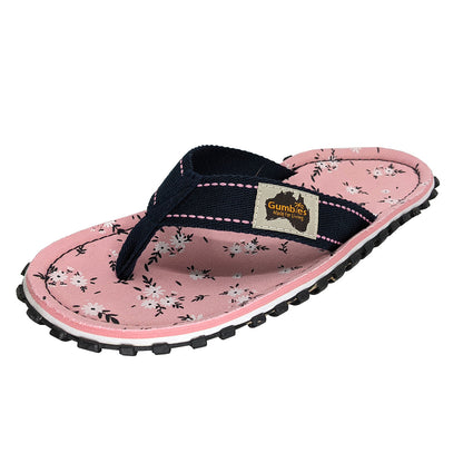 Womens CANVAS Flip Flops - Ditsy