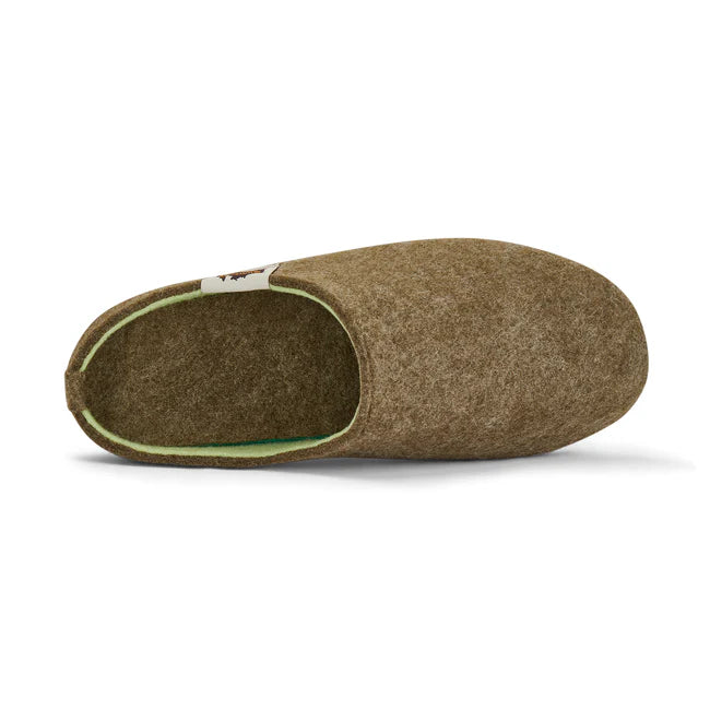 Outback Slippers - Pistachio & Moss