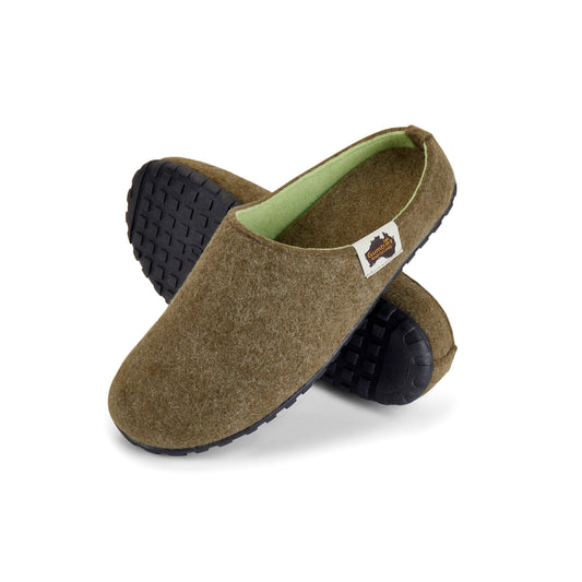 Outback Slippers - Pistachio & Moss