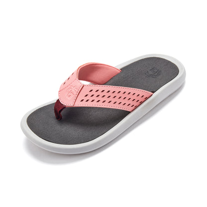 Womens NOOSA Flip Flops - Coral