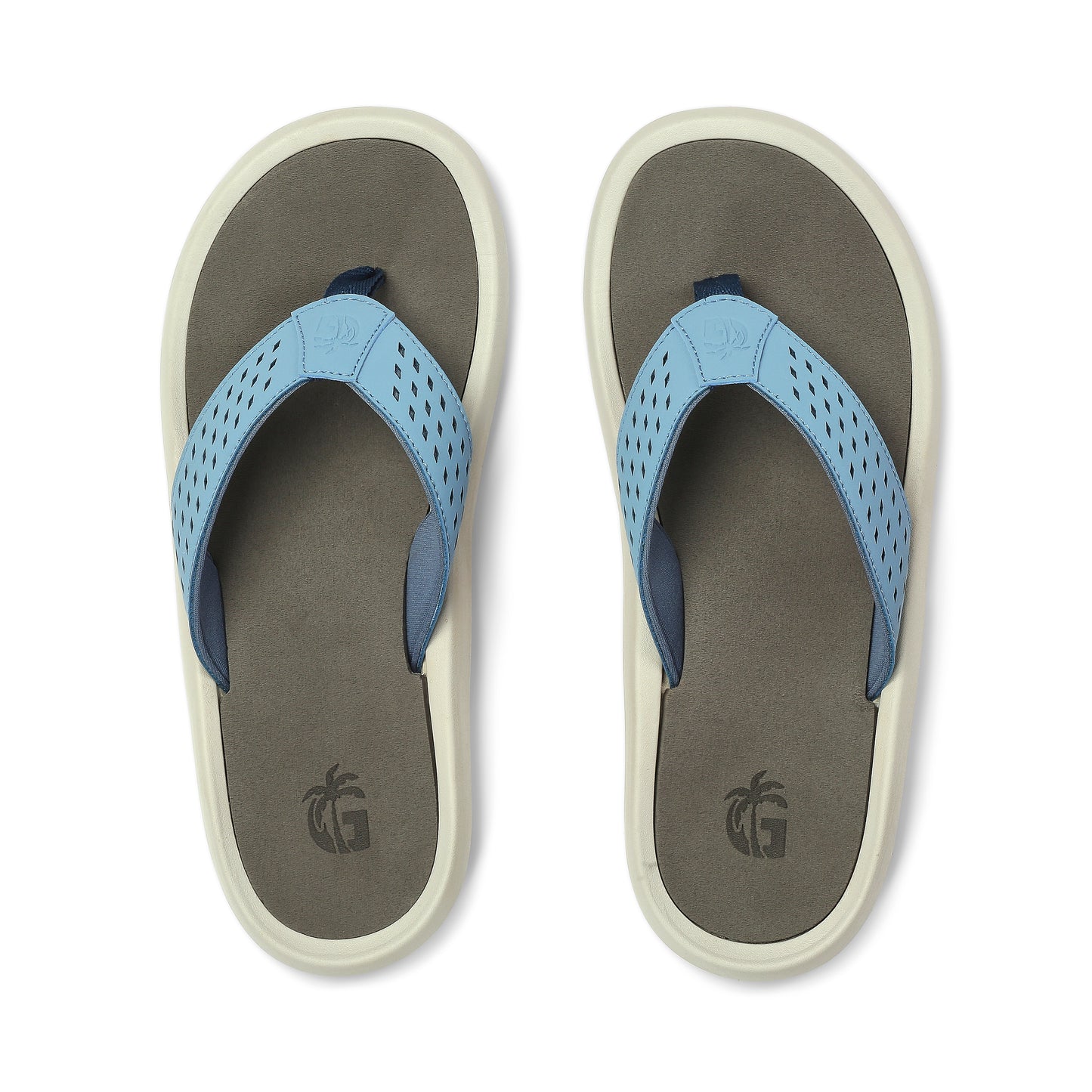 Womens NOOSA Flip Flops - Ocean
