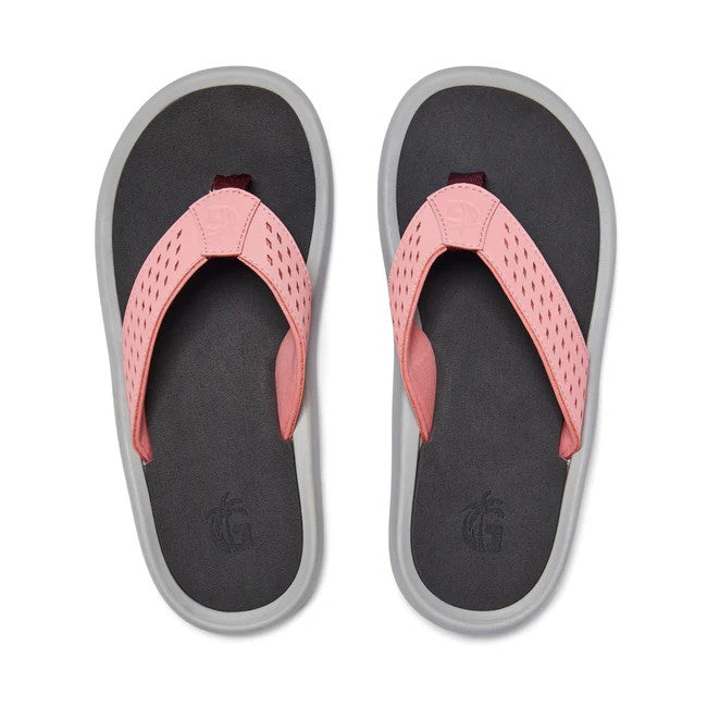 Womens NOOSA Flip Flops - Coral