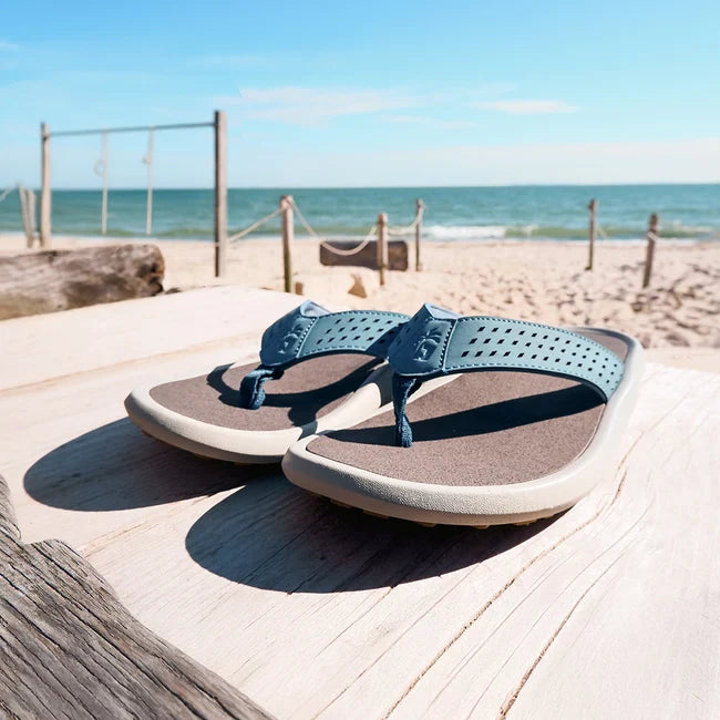 Womens NOOSA Flip Flops - Ocean
