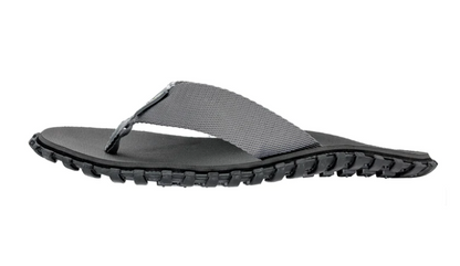Gumbies DUCKBILL Flip Flops - Mens - Black with Grey