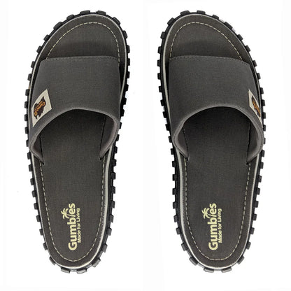 Gumbies SLIDES Flip Flops - Grey