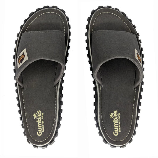 Gumbies SLIDES Flip Flops - Grey