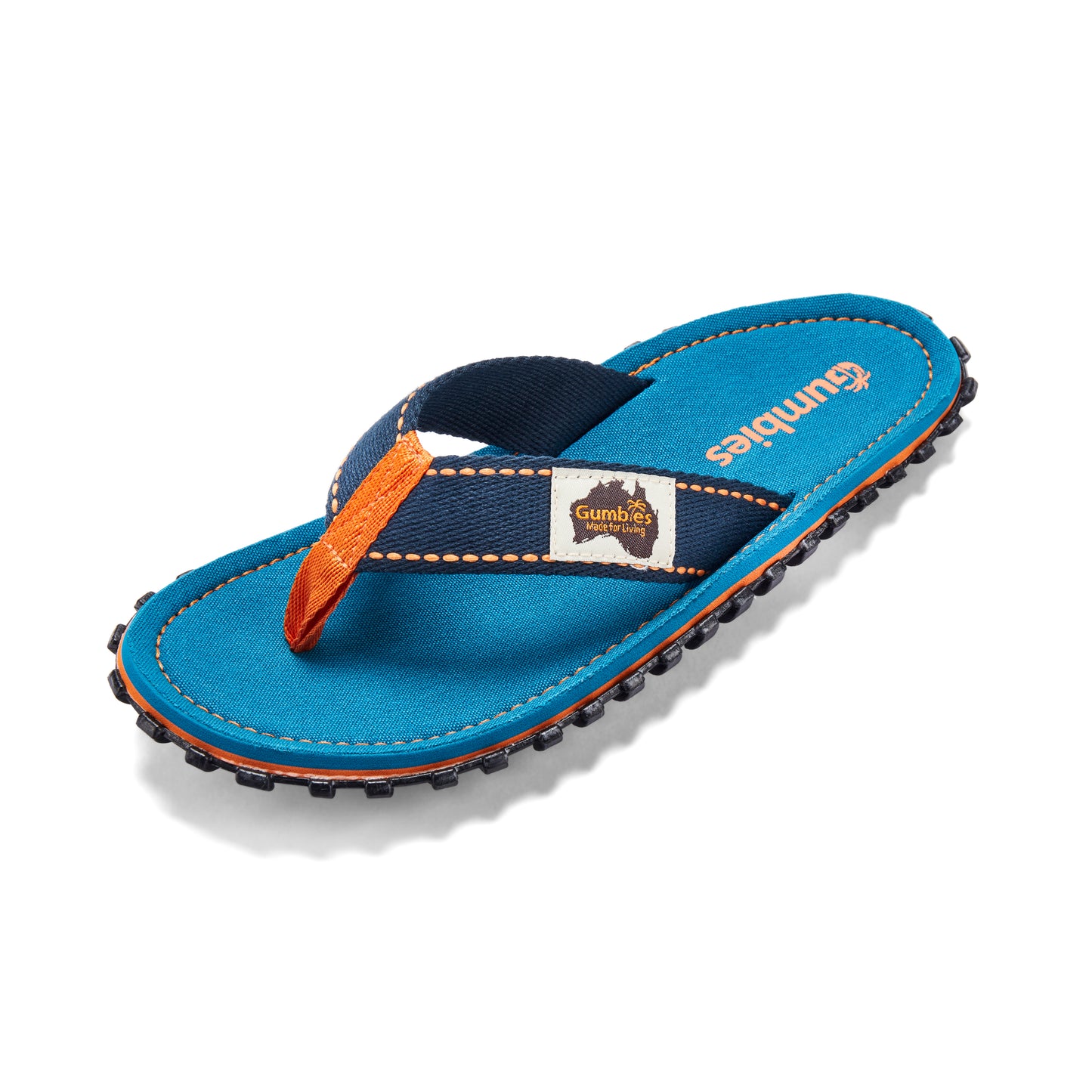 Mens CANVAS Flip Flops - Tricolour