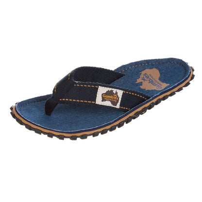 Gumbies CANVAS Flip Flops - Ladies - Dark Denim