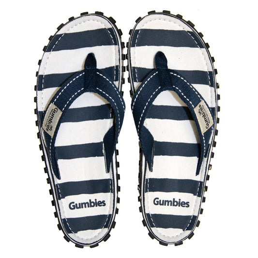 Gumbies CANVAS Flip Flops - Womens - Deckchair