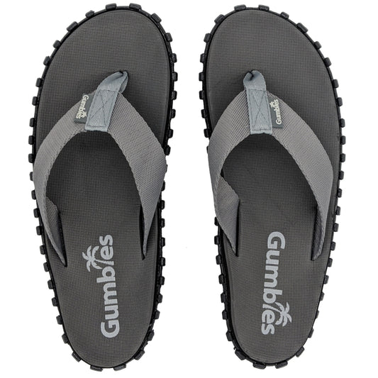 Gumbies DUCKBILL Flip Flops - Mens - Grey