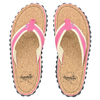 Gumbies CORKER Flip Flops - Womens - Pink