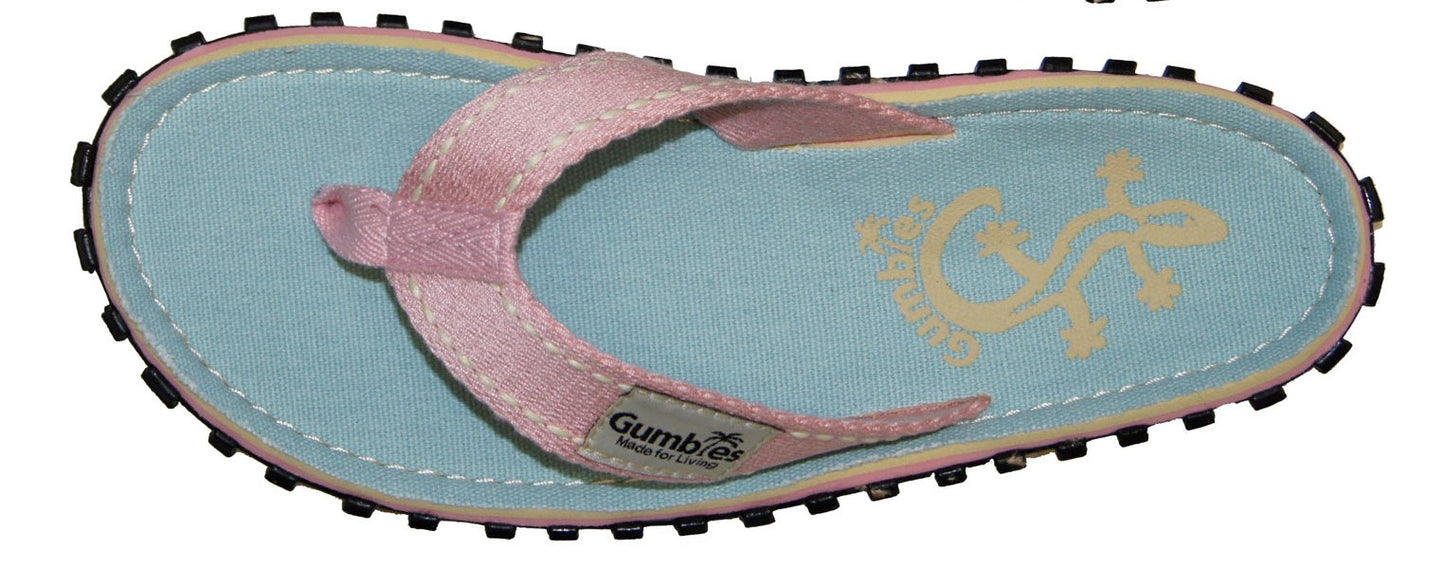 Gumbies CANVAS Flip Flops - Womens - Gecko