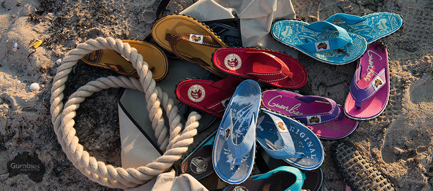 Gumbies flip flops store